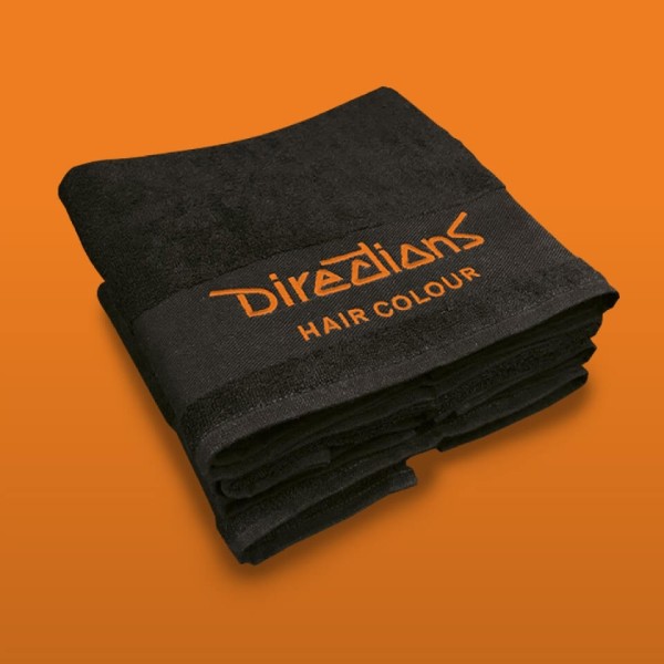 Directions Branded Salon Towel In Orange